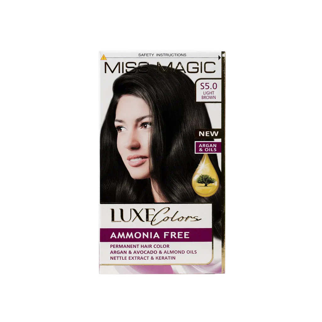 Miss Magic Luxe Hair Colors 5.0 Light Brown