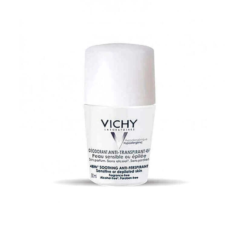 Vichy 48H Sensitive Deo Roll 50 mL (White) 81233