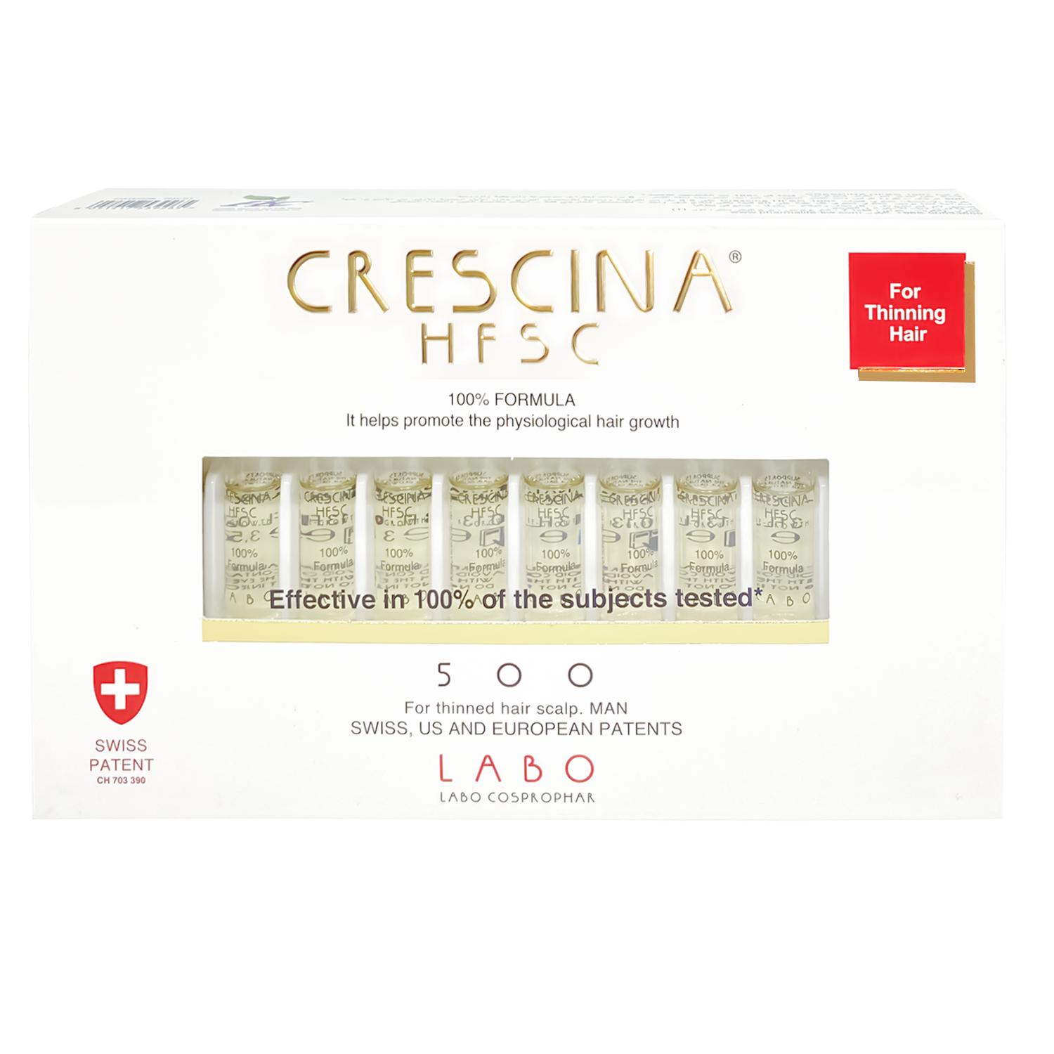 Crescina HFSC 100% 500 Man 20 FL (00539)