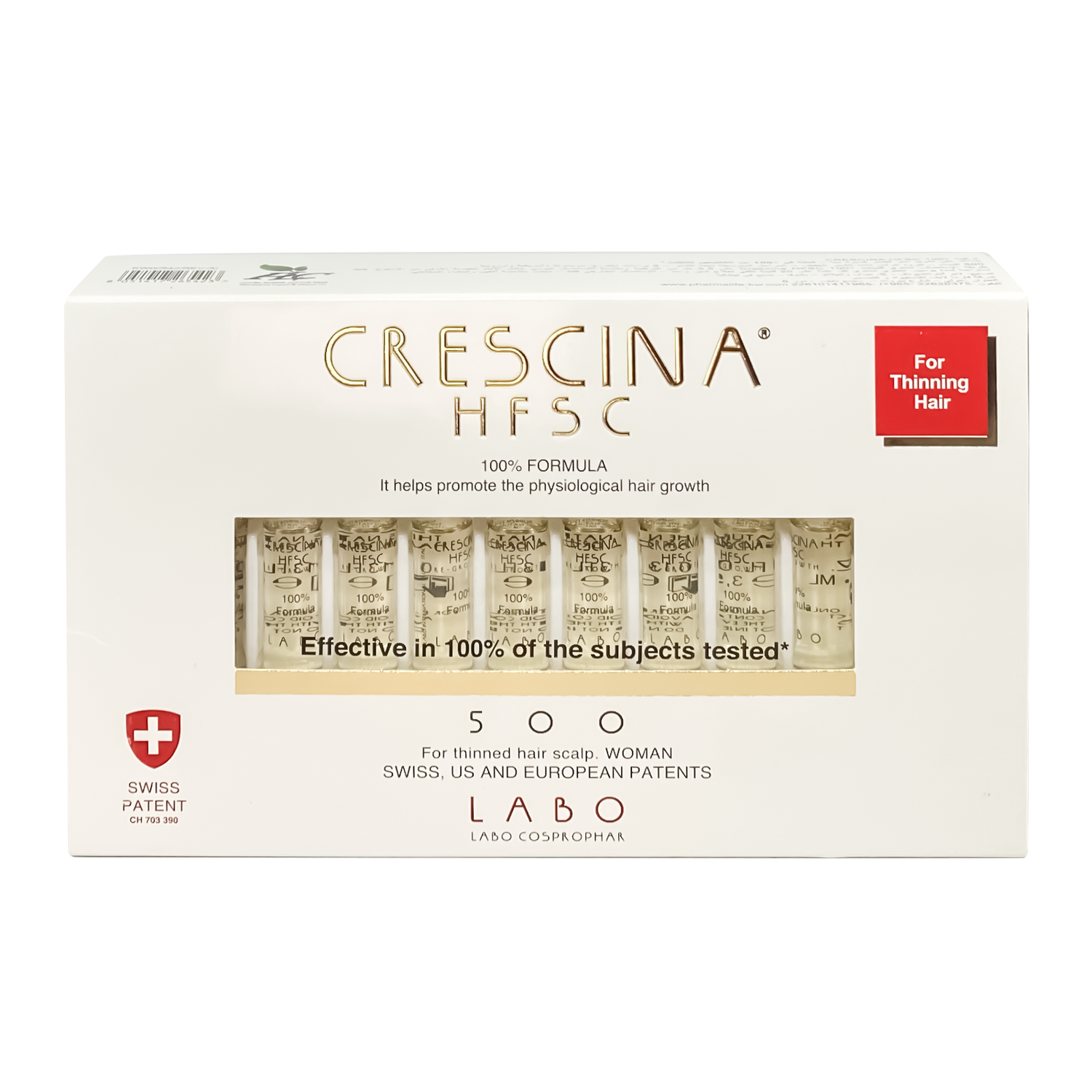 Crescina HFSC 100% 500 Woman 20 FL (00542) 2411