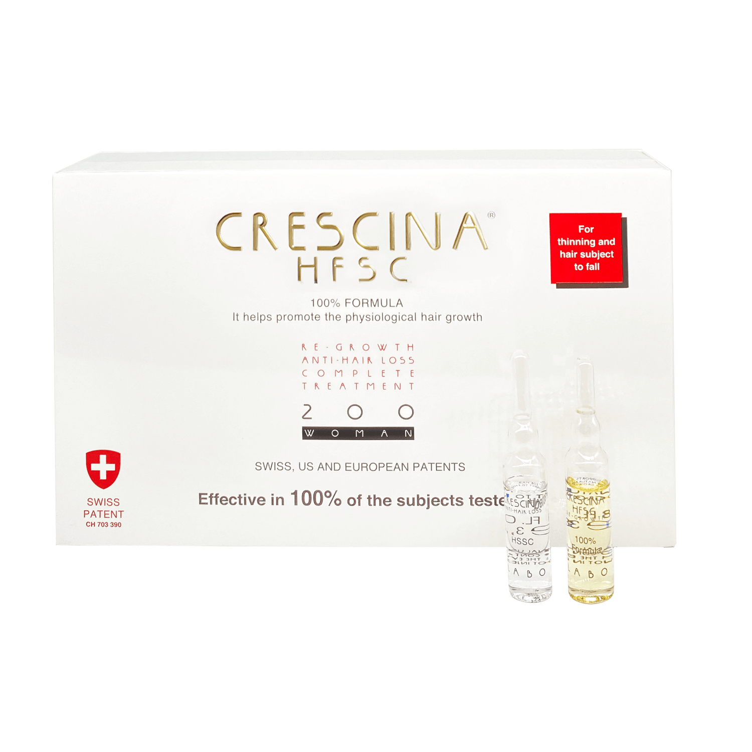 Crescina Hfsc 100% 200 Woman 10 Tc + 10 Fl 2416 Kw 547