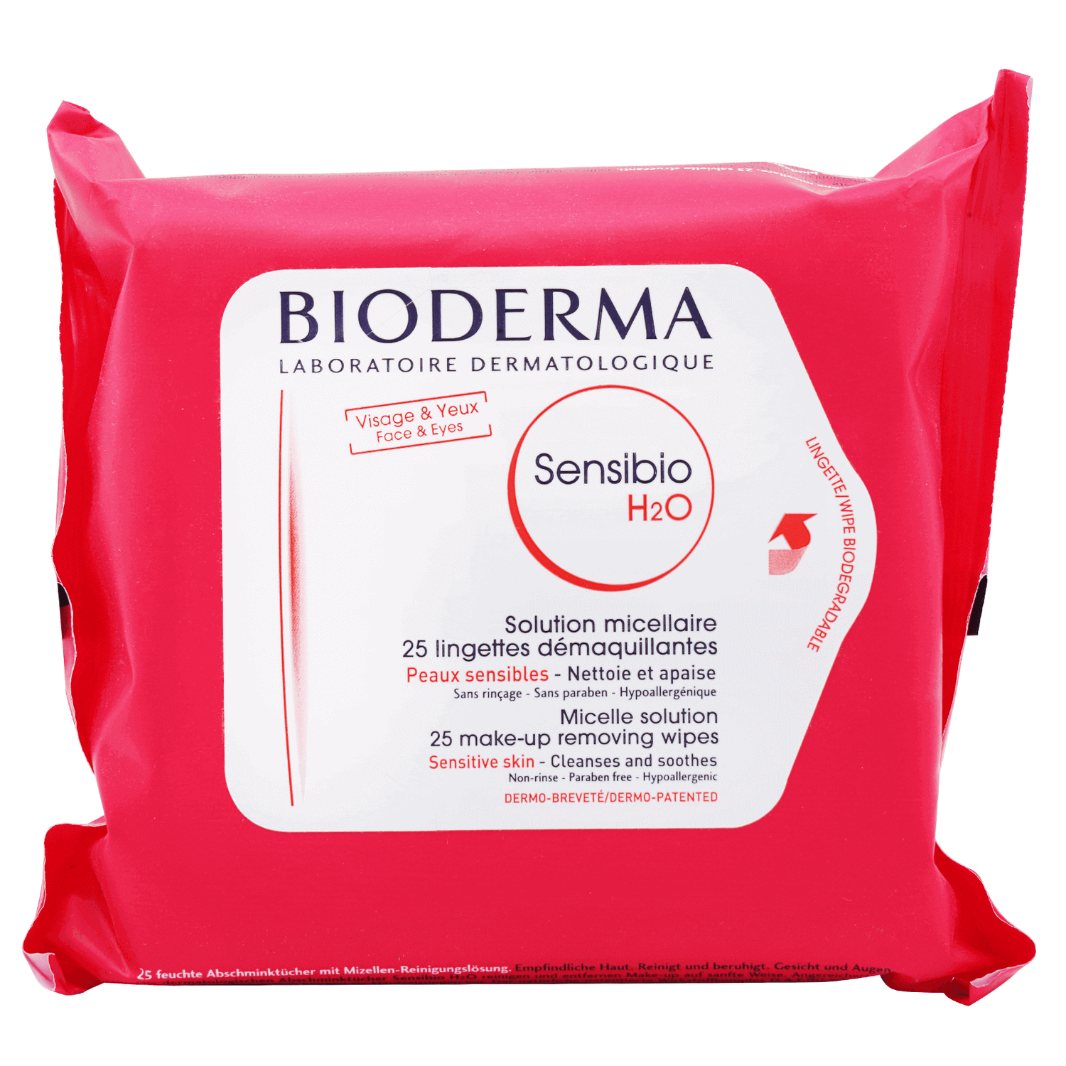 Bioderma Sensibio H2O Wipes 25'S 2284503