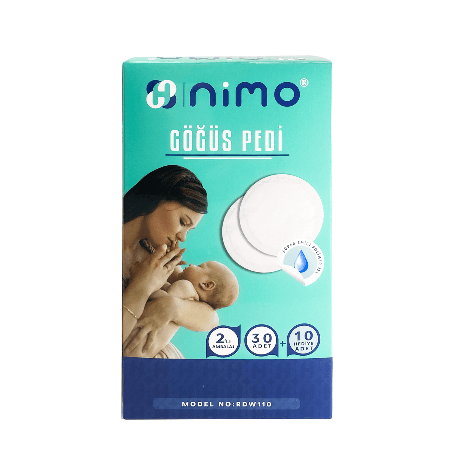 Nimo Breast Pads 40 Pcs 808 Rdw110