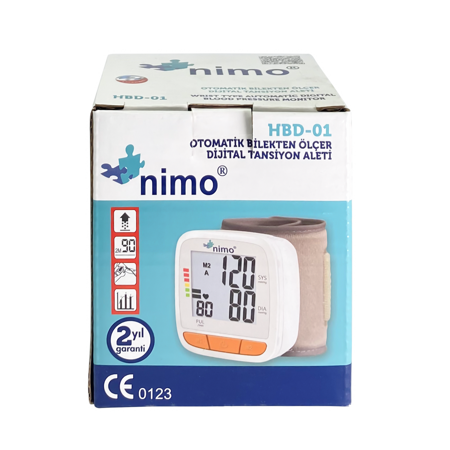 Nimo Wrist Type Automatic Digital Blood Pressure Hbd-01