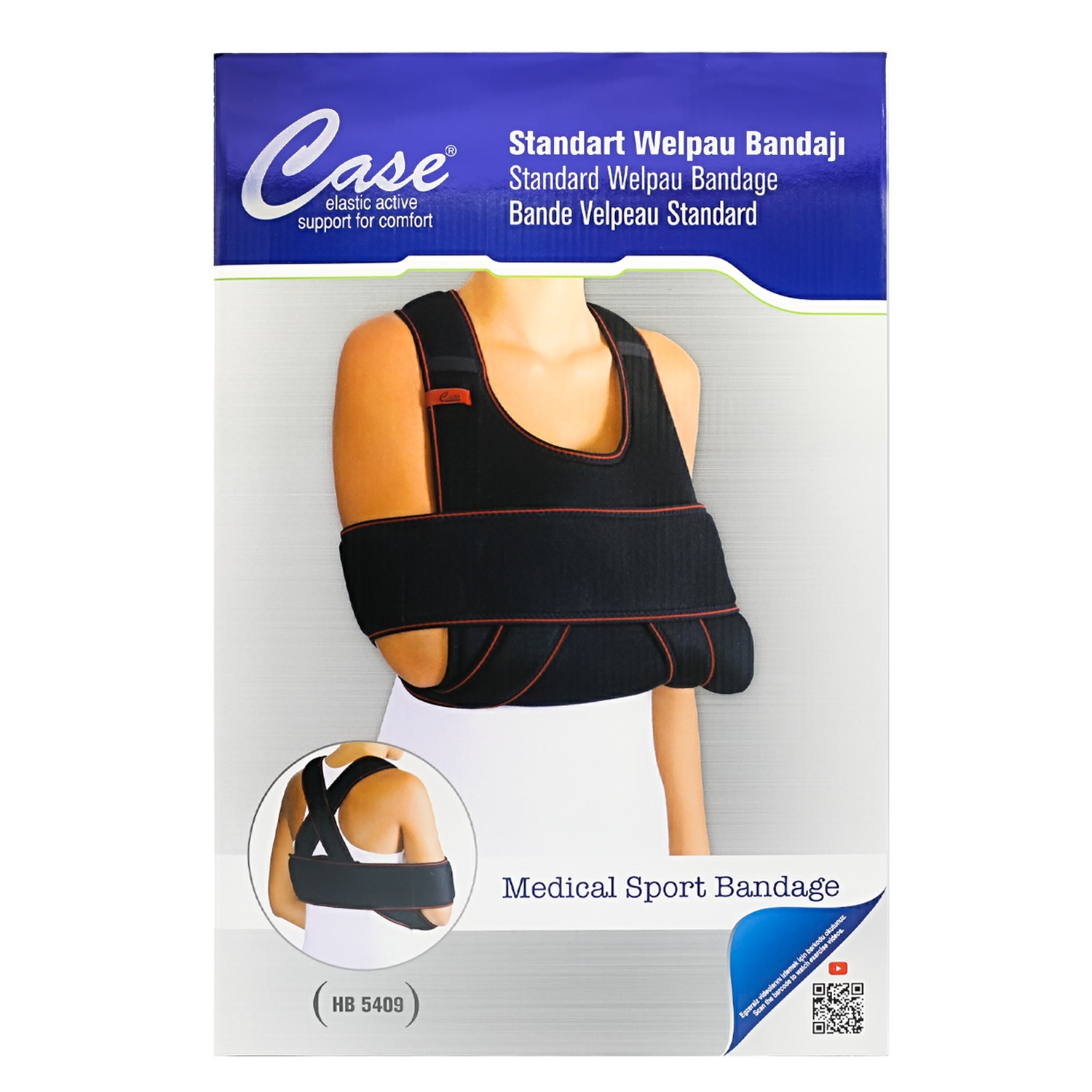 Case Shoulder Standard Welpau Bandage Hb 5409 S-M