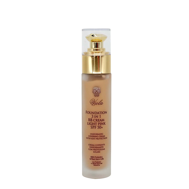 Viola Foundation 3 In 1 BB Cream SPF 50+ Light Pink 50 ml VL018