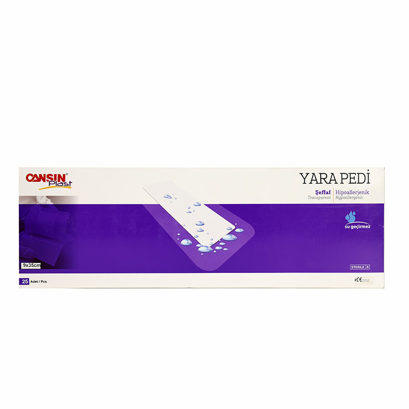 Cansinplast Transparent Wound Dressing 9*35Cm 25Pcs 527