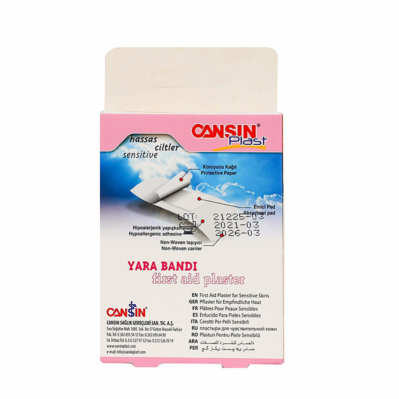 Cansinplast First Aid Plaster Sensitive 20pcs 225