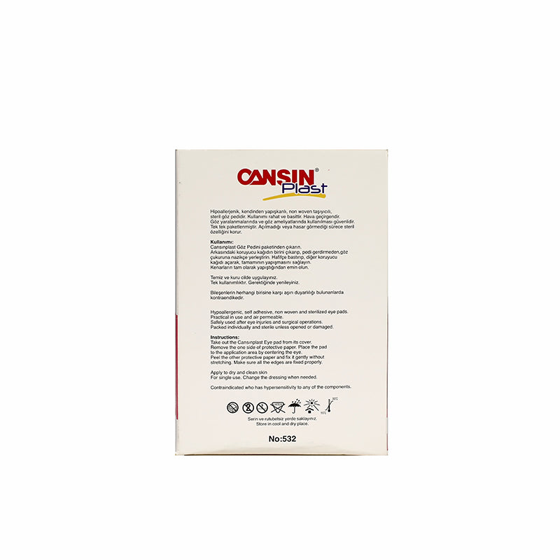 Cansinplast Eye Pad 6.5 x 9.5cm 50PCS 532