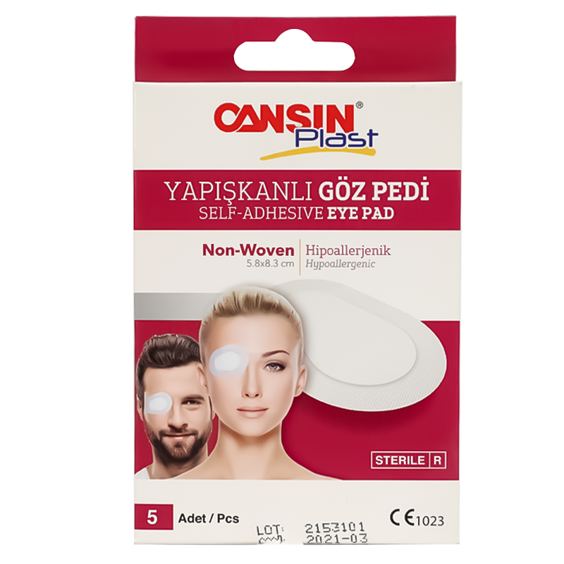 Cansinplast Eye Pad 5.8 X 8.3 Cm 5Pcs 531S