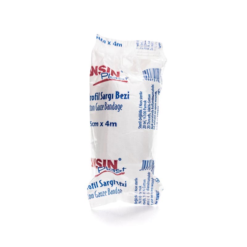 Cansinplast Cotton Gauze Bandage 5cmx4m 630