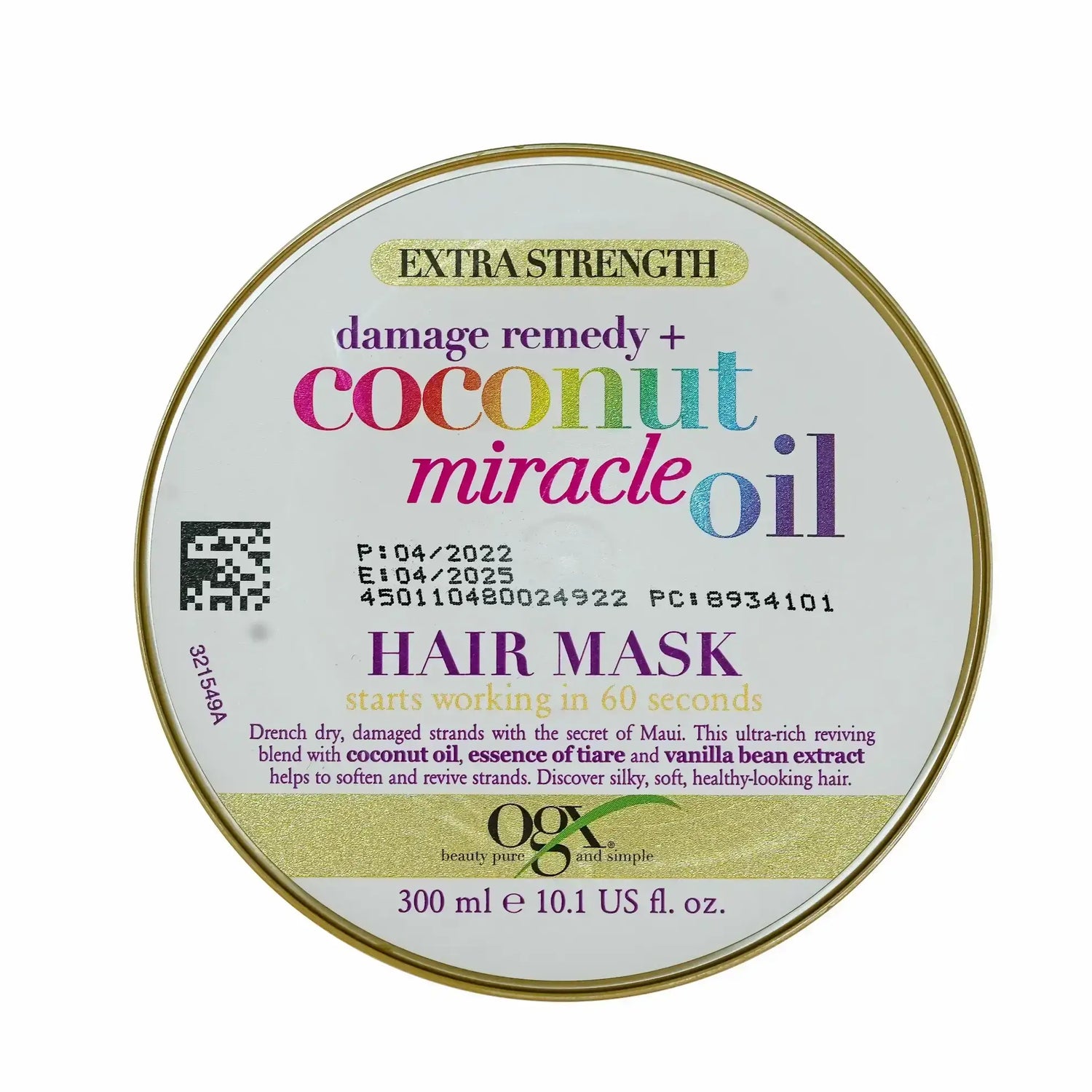 Ogx Coconut Miracale Oil Hair Msk 300 ml