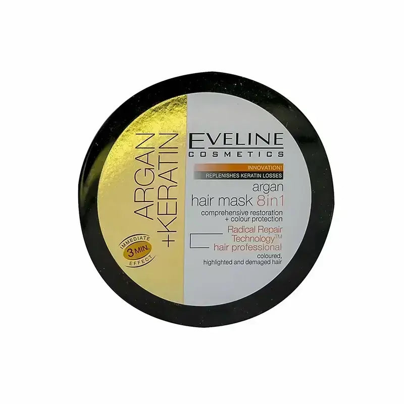 Evelin Hair Mask 8in1 Argan+Keratin 300ml