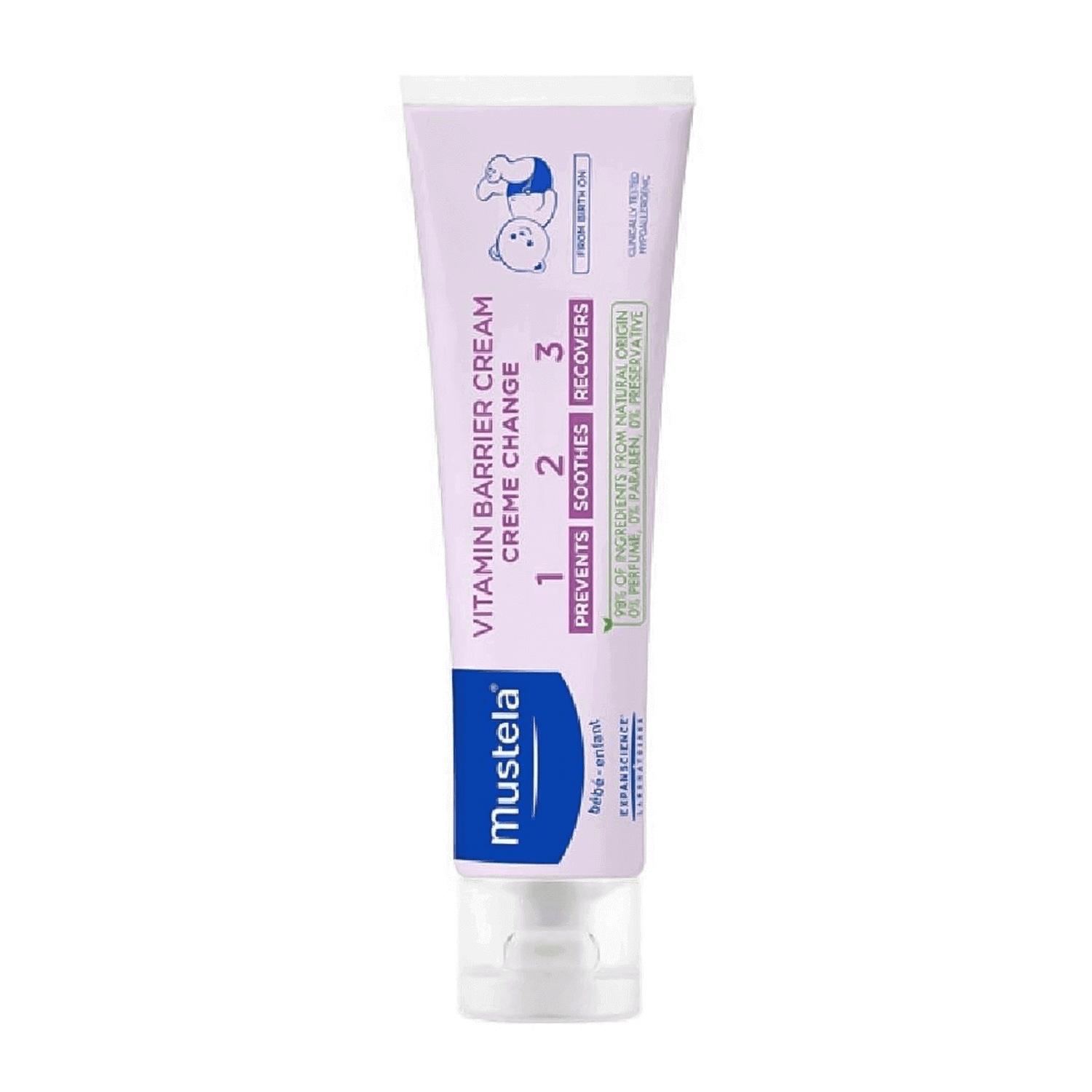 Mustela Vitamin Barrier Cream 123 100M 2158738