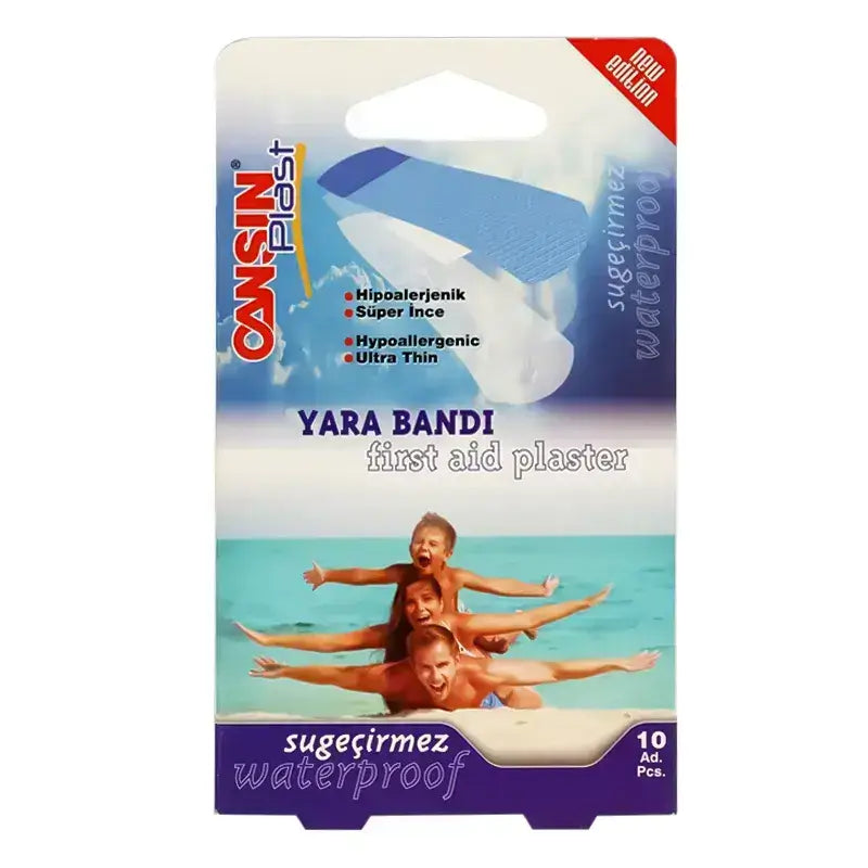 Cansinplast Waterproof First Aid Plaster 10Pcs 221