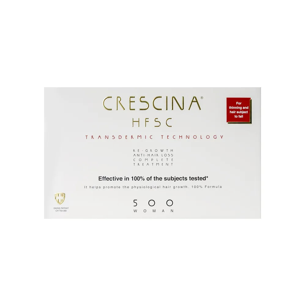 Crescina Transdermic 500 Woman Complete Treatment 10+10 Vials KW00820