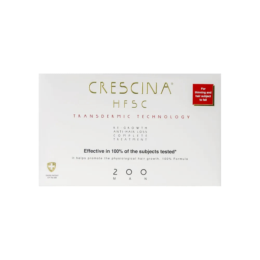 Crescina Transdermic 200 Man Complete Treatment 10+10 Vials KW00816