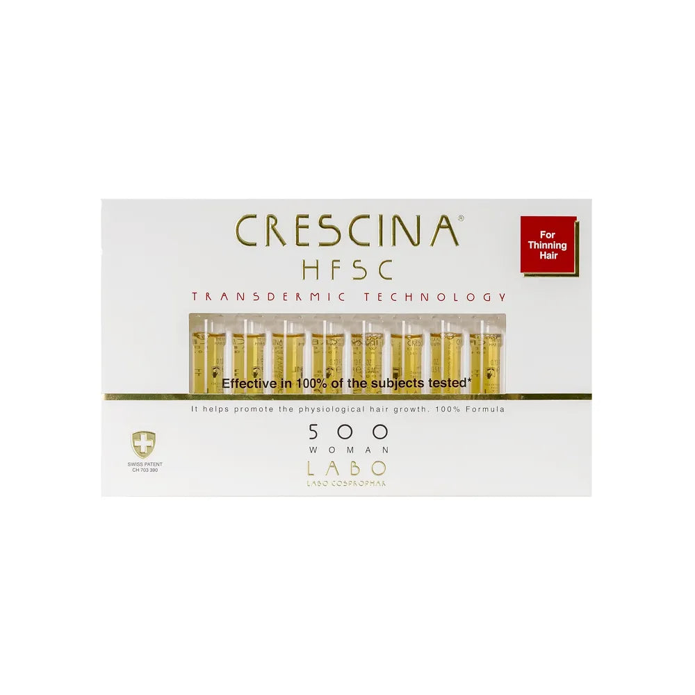 Crescina Transdermic 500 Woman Regrowth 20 Vials KW00814