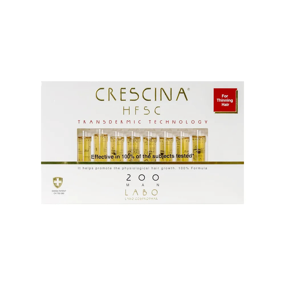 Crescina Transdermic 200 Man Regrowth 20 Vials KW00810