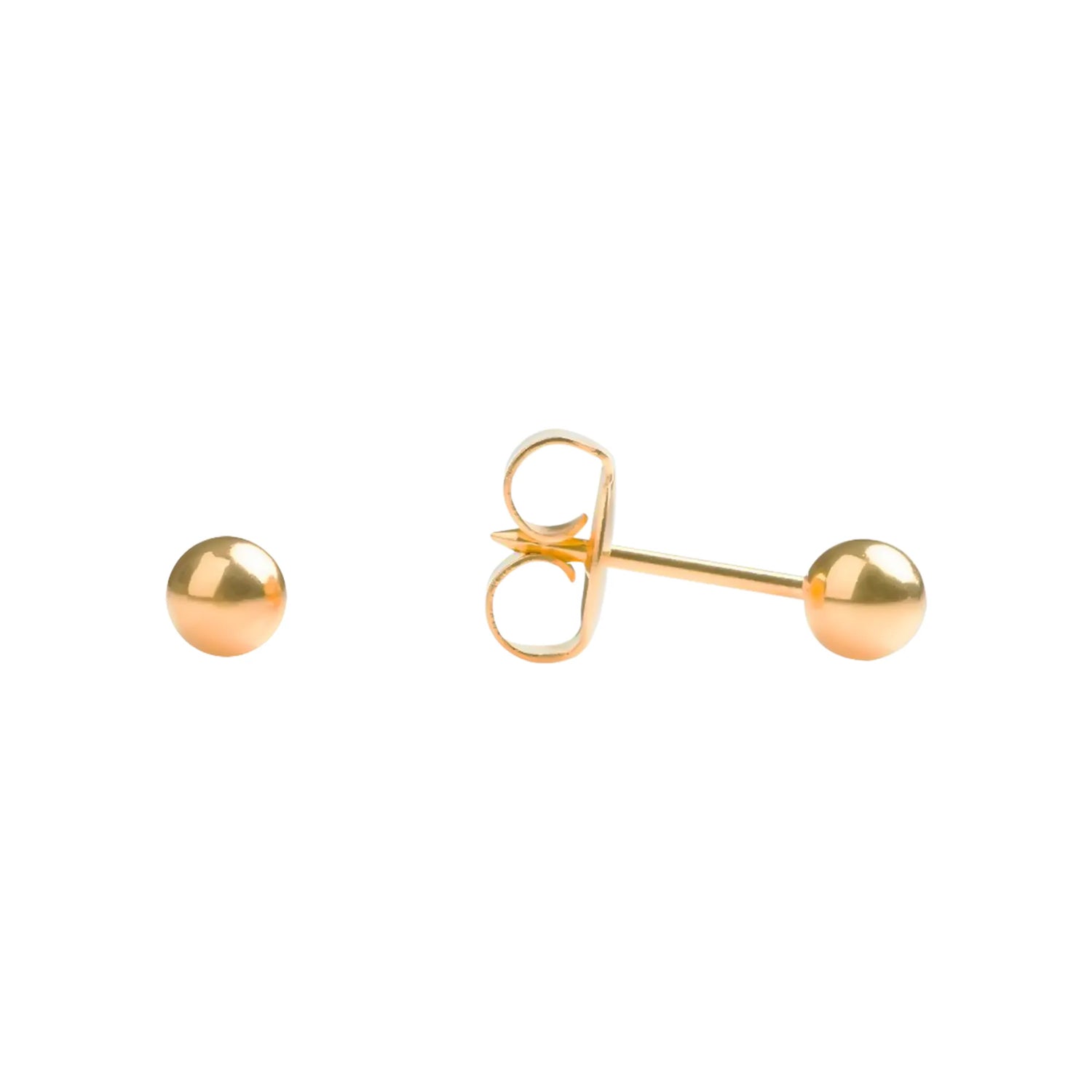 Studex 18K Gold Ball Earrings 4 mm 3005
