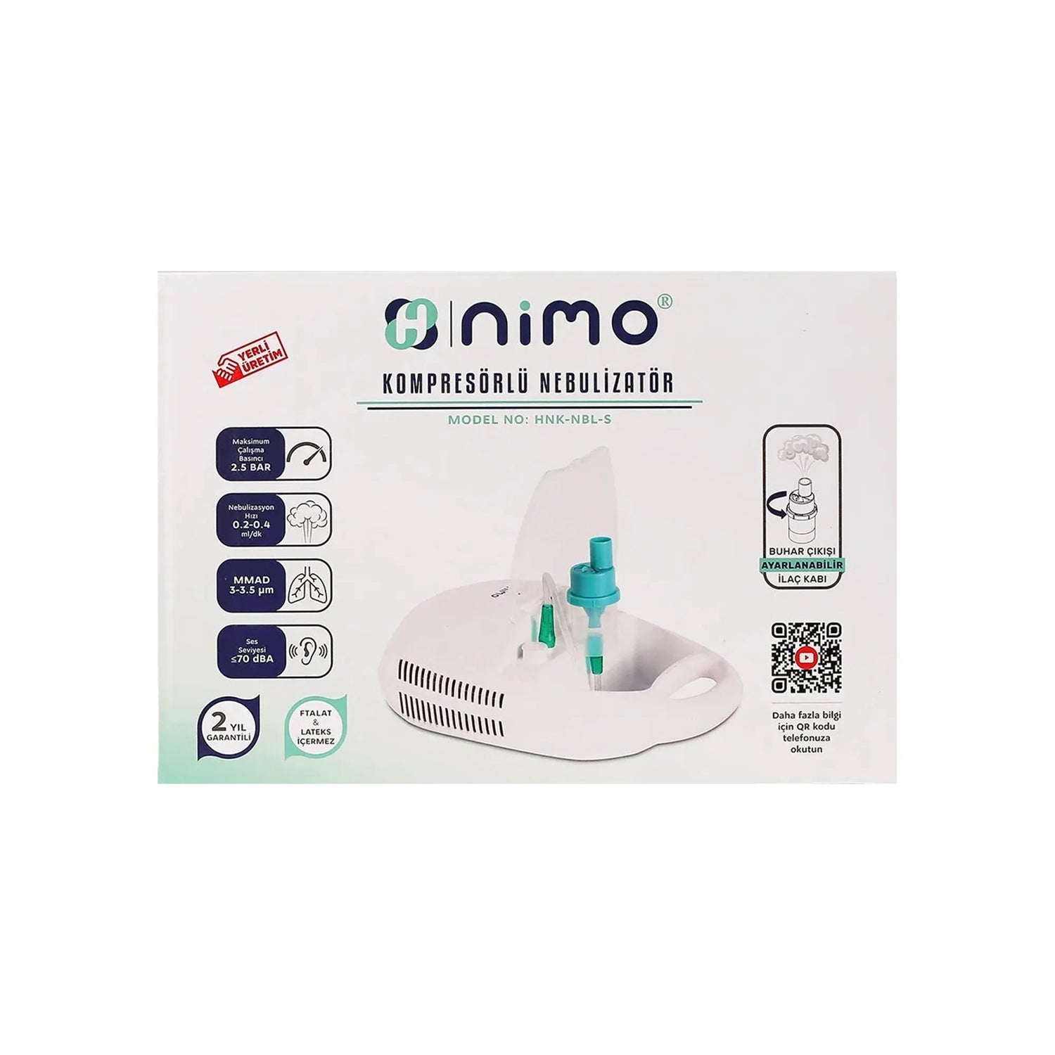 Nimo Compressor Nebulizer Hnk-Nbl-S