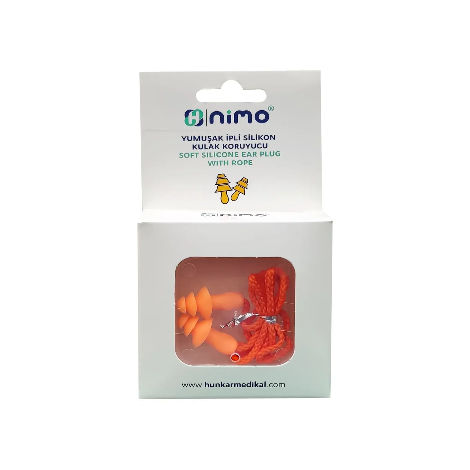 Nimo Slicone Ear Plug With Rope