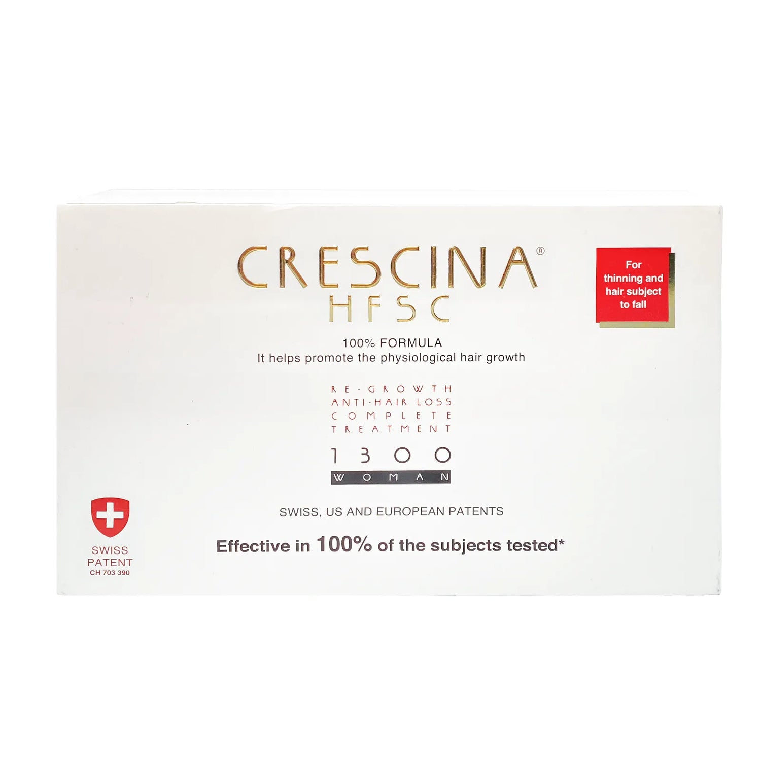 Crescina HFSC 100% 1300 Woman 10 TC + 10 FL 2418 Kw 549