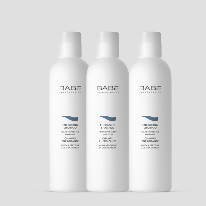  ثلاث حبات بابي شامبو لتكثيف الشعر 250 مل