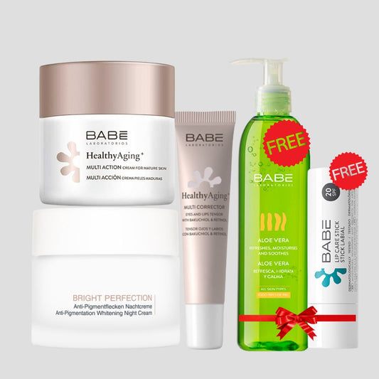 BABÉ Healthy Aging Set for Skin Renewal & Pigmentation Care