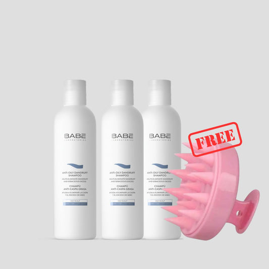 BABÉ Anti-Dandruff Bundle + FREE Scalp Massage Brush!