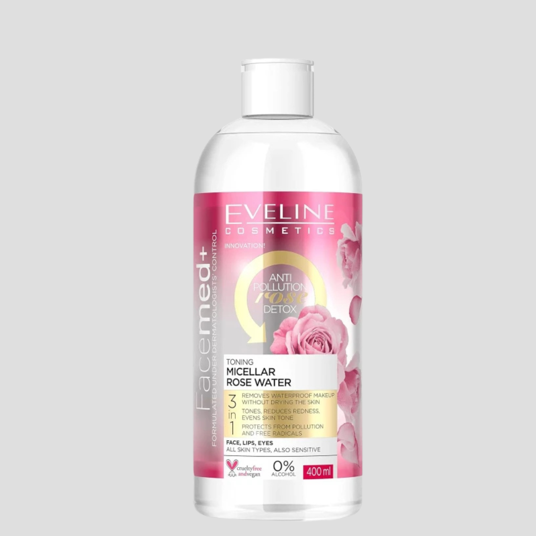 ايفلين فيس ميد تونر ماء ميسيلار بماء الورد 400 مل