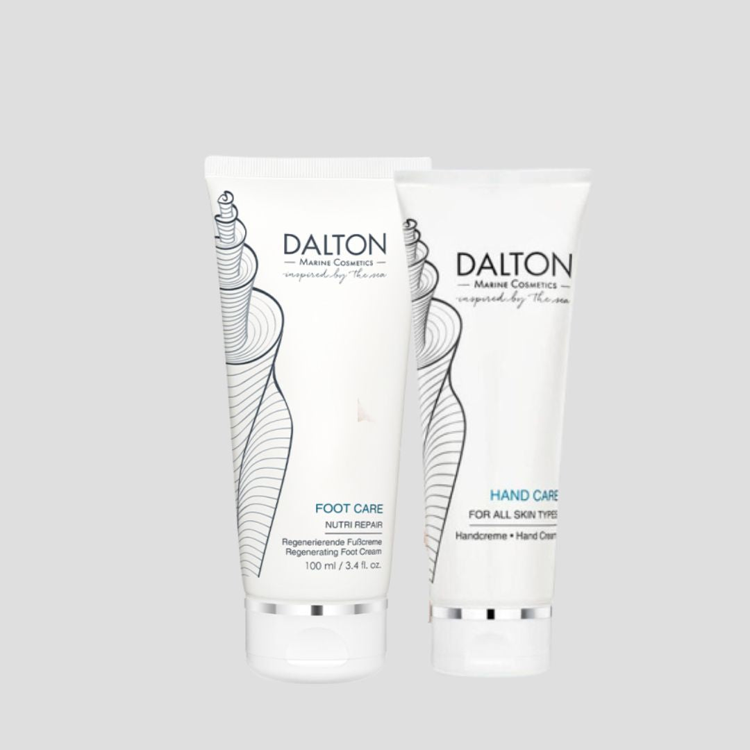 دالتون هاند كريم 75 مل +دالتون فووت كير نيوتري ريبير كريم القدم 100 مل