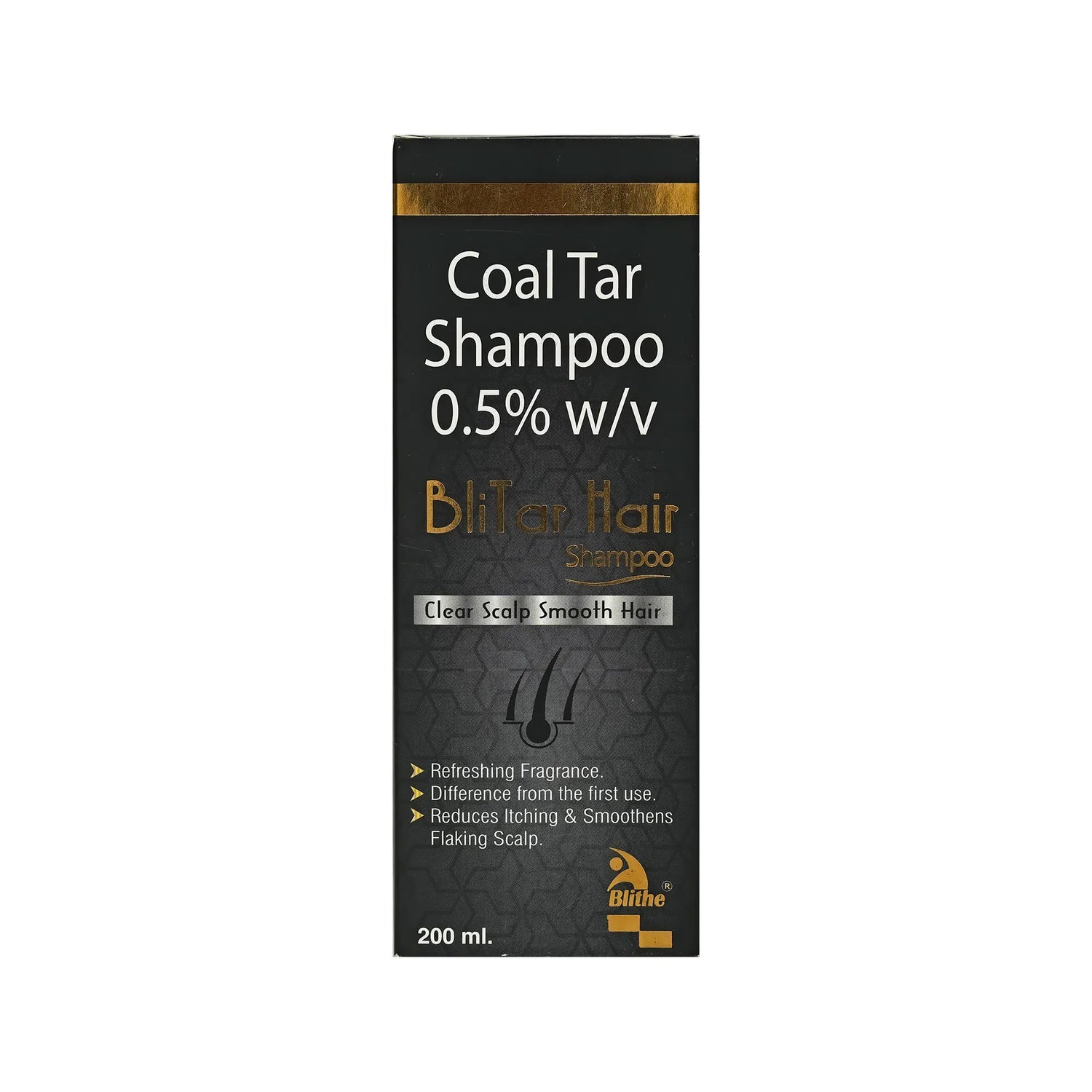 Coal Tar Blitar Hair Shampoo 200Ml