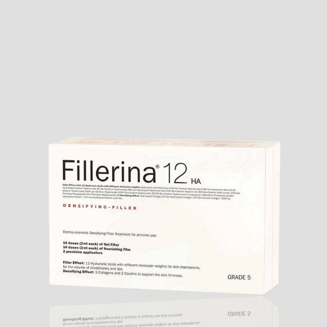 فيلرينا 12 فيلر منزلي لشد البشرة تركيز 5 - 2 أمبولة × 30مل